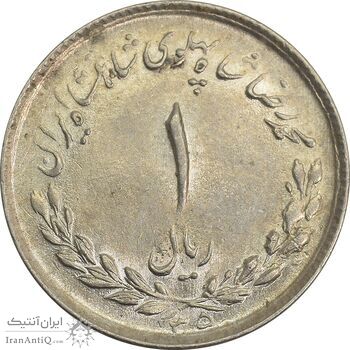 سکه 1 ریال 1335 - AU58 - محمد رضا شاه