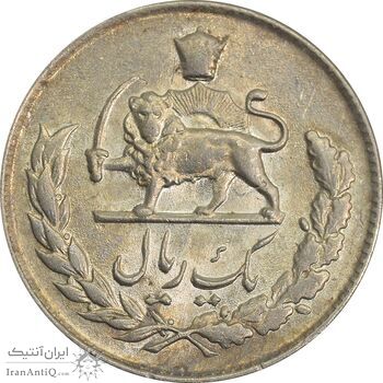 سکه 1 ریال 1335 - AU58 - محمد رضا شاه