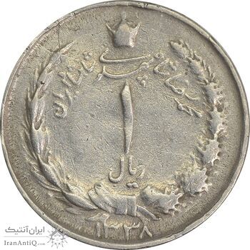 سکه 1 ریال 1348 - VF25 - محمد رضا شاه سکه 1 ریال 1348 - VF25 - محمد رضا شاه