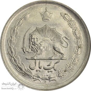سکه 1 ریال 1348 - MS63 - محمد رضا شاه سکه 1 ریال 1348 - MS63 - محمد رضا شاه