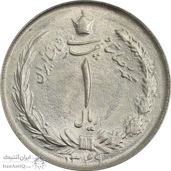 سکه 1 ریال 1349 - MS65 - محمد رضا شاه سکه 1 ریال 1349 - MS65 - محمد رضا شاه