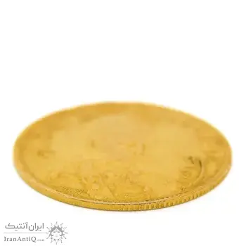 سکه طلا 1 تومان 1316 تصویری - AU58 - مظفرالدین شاه