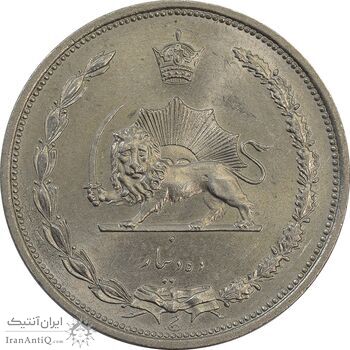 سکه 10 دینار 1310 نیکل - MS65 - رضا شاه