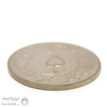 سکه 5 دینار 1310 نیکل - MS64 - رضا شاه