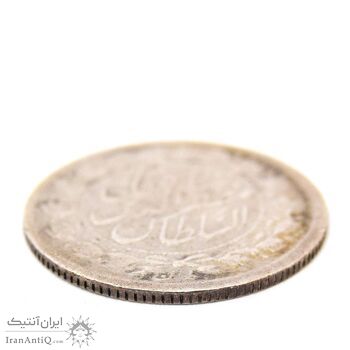 سکه 500 دینار 1322 خطی (بدون مبلغ) - EF45 - مظفرالدین شاه