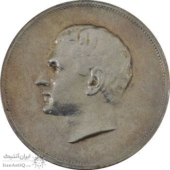 مدال نقره بیست و پنجمین سال سلطنت 1344 - EF45 - محمدرضا شاه
