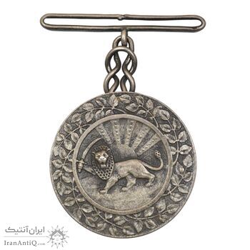 مدال نقره بپاداش خدمت - MS62 - رضا شاه