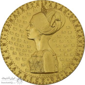 مدال سازمان جهانی زنان (طلایی) فرح پهلوی - MS62