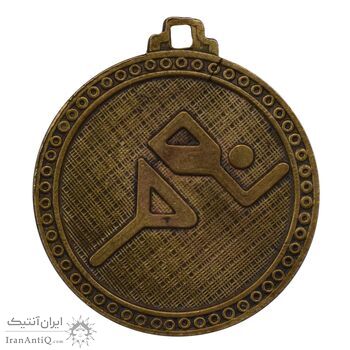 مدال آویز بازی های آسیایی تهران 1353 (َدو و میدانی) - AU58 - محمد رضا شاه