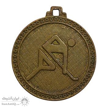 مدال آویز بازی های آسیایی تهران 1353 (هاکی) - EF40 - محمد رضا شاه