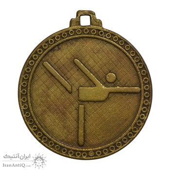 مدال آویز بازی های آسیایی تهران 1353 (ژیمناستیک) - EF45 - محمد رضا شاه