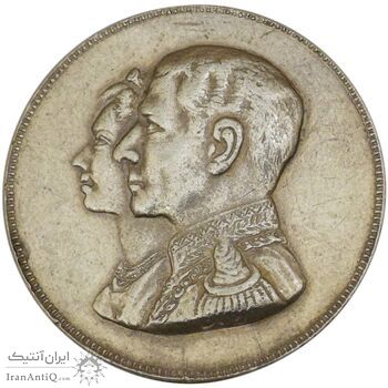 مدال یادبود سازمان زنان حقوقدان 1348 - AU58 - محمد رضا شاه