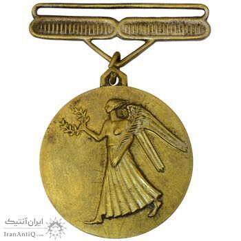 مدال برنز آویز افتخار سازمان تربیت بدنی - EF40 -  محمد رضا شاه
