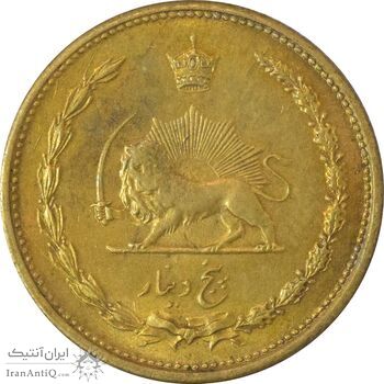 سکه 5 دینار 1315 برنز (5 تاریخ کوچک) - MS62 - رضا شاه