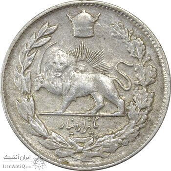 سکه 1000 دینار 1306 تصویری - VF35 - رضا شاه