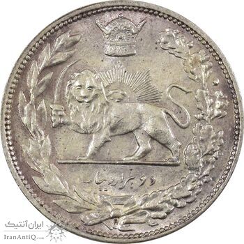 سکه 2000 دینار 1306H تصویری - MS64 - رضا شاه