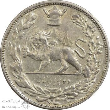 سکه 2000 دینار 1306H تصویری - EF45 - رضا شاه