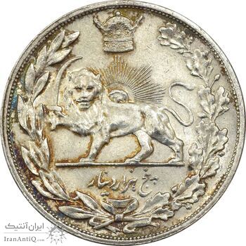 سکه 5000 دینار 1306H تصویری - MS61 - رضا شاه