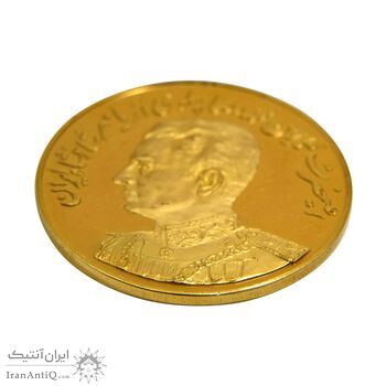 مدال برنز یادبود گارد شاهنشاهی (نمونه) 25 گرمی - نوروز 1351 - PF63 - محمد رضا شاه