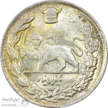 سکه 1000 دینار 1308 تصویری (سورشارژ تاریخ) - MS66 - رضا شاه سکه 1000 دینار 1308 تصویری (سورشارژ تاریخ) - MS66 - رضا شاه