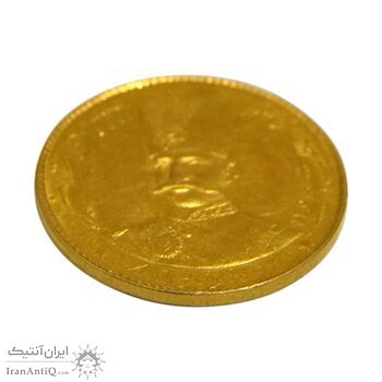 سکه طلا 2 تومان 1299 تصویری - MS62 - ناصرالدین شاه