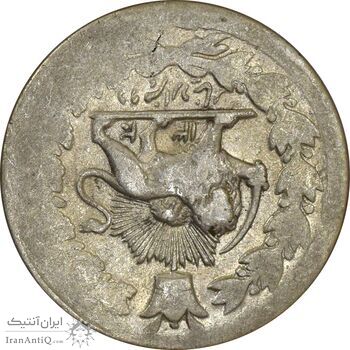 سکه 2000 دینار 1320 خطی - VF25 - مظفرالدین شاه