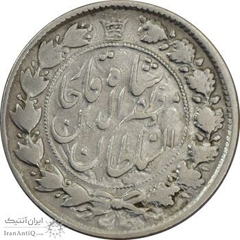 سکه 2 قران 1322 (2 تاریخ مکرر) - VF30 - مظفرالدین شاه سکه 2 قران 1322 (2 تاریخ مکرر) - VF30 - مظفرالدین شاه