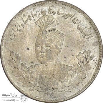 سکه 5000 دینار 1340 تصویری (بدون یقه) - MS62 - احمد شاه سکه 5000 دینار 1340 تصویری (بدون یقه) - MS62 - احمد شاه