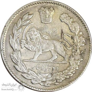 سکه 2000 دینار 1334 تصویری - EF45 - احمد شاه