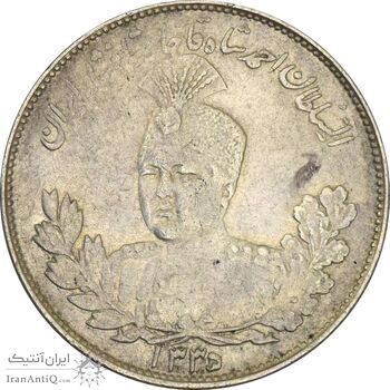 سکه 2000 دینار 1335 تصویری - EF45 - احمد شاه