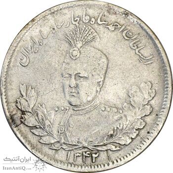 سکه 2000 دینار 1342 تصویری - VF35 - احمد شاه