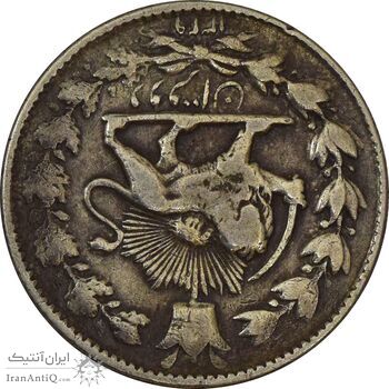 سکه 2 قران 1329 (چرخش 180 درجه) - VF25 - احمد شاه سکه 2 قران 1329 (چرخش 180 درجه) - VF25 - احمد شاه