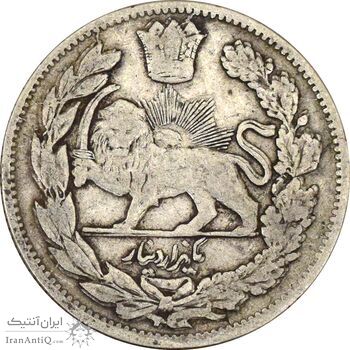 سکه 1000 دینار 1336 تصویری (مکرر پشت سکه) - VF30 - احمد شاه