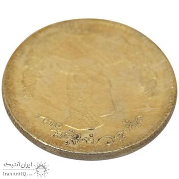 سکه 2000 دینار 1323 تصویری - MS65 - مظفرالدین شاه