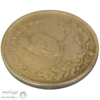 سکه 2000 دینار 1339/6 (سورشارژ تاریخ) تصویری - EF40 - احمد شاه