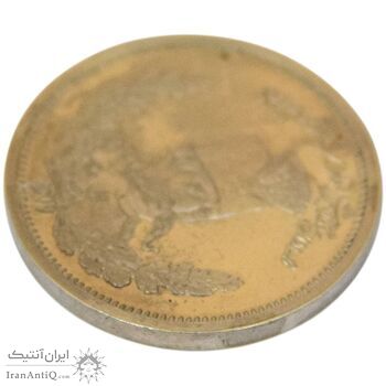 سکه 500 دینار 1319 تصویری - PF63 - مظفرالدین شاه