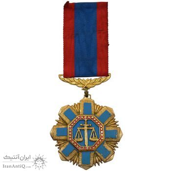 نشان نیکل دادگستری درجه 2 - EF - محمد رضا شاه