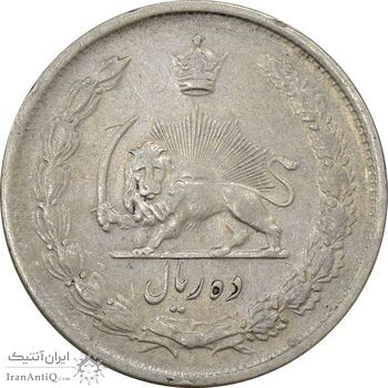 سکه 10 ریال 1323 - VF35 - محمد رضا شاه