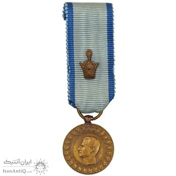 مدال یادبود آویزی بیست و پنجمین سده (شب) - UNC - محمد رضا شاه