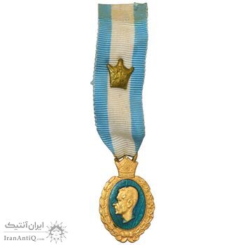 نشان بیست و پنجمین سال سلطنت (ضرب ایران) - شب - AU - محمد رضا شاه