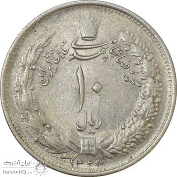 سکه 10 ریال 1323 - MS61 - محمد رضا شاه