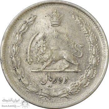 سکه 10 ریال 1323 - MS61 - محمد رضا شاه