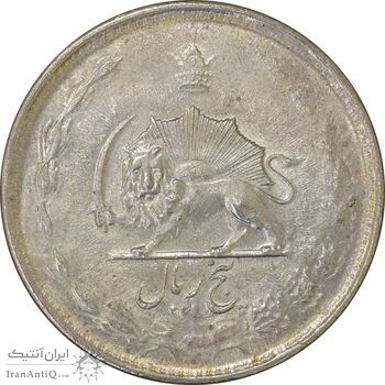 سکه 5 ریال 1324 - MS61 - محمد رضا شاه