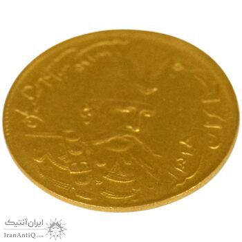 سکه طلا 1 تومان 1318 تصویری - AU58 - مظفرالدین شاه