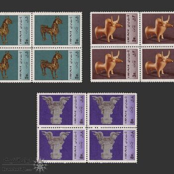 تمبر هفته موزه 1345 - محمدرضا شاه تمبر هفته موزه 1345 - محمدرضا شاه