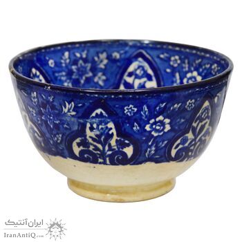 کاسه سرامیکی شیر و خورشید - 11/5 سانتی - ناصرالدین شاه