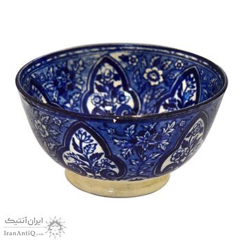 کاسه سرامیکی شیر و خورشید - 12/5 سانتی - ناصرالدین شاه