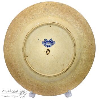 بشقاب سرامیکی فرمایشی - 22 سانتی - ناصرالدین شاه