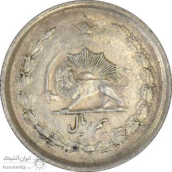 سکه نیم ریال 1313 (3 تاریخ بزرگ پایین) - MS61 - رضا شاه