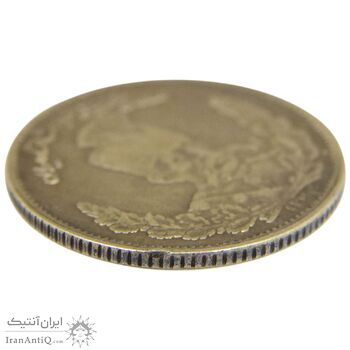 سکه 1000 دینار 1323 تصویری - VF35 - مظفرالدین شاه